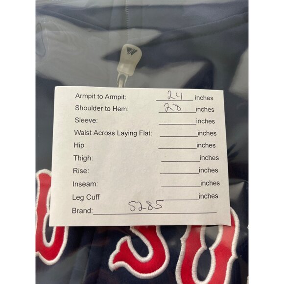 Boston Red Sox Full Zip Jacket Mens Medium MLB Baseball Navy White Trim Majestic - Picture 13 of 13